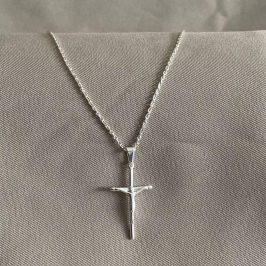 CORRENTE MASCULINA COM PING CRUZ JESUS