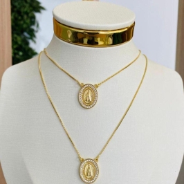 ESCAPULARIO FEM. N.S APARECIDA CRAVEJADA