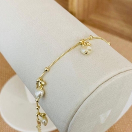 PULSEIRA CORAÇÕES PEROLA