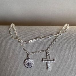 PULSEIRA DUPLA SÃO BENTO E CRUZ