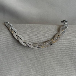 PULSEIRA FITA ENTRALAÇADA  STEEL