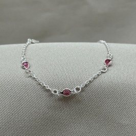 PULSEIRA INFANTIL COM TIFANI PINK