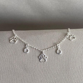 PULSEIRA INFANTIL PATA VAZADA COM PEDRINHAS