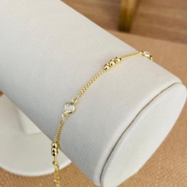 PULSEIRA ZIRCONIAS COM BOLINHA