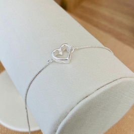 TORNOZELEIRA CORAÇÃO VENEZIANA