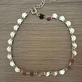 TORNOZELEIRA CORAÇÕES CHAPA