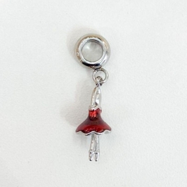 BERLOQUE BAILARINA VERMELHA PENDURICALHO