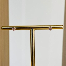 BRINCO ZIRCONIA ROSA PONTO DE LUZ P