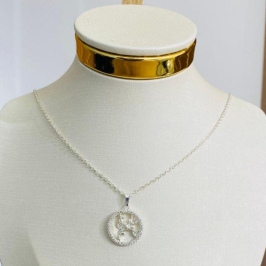 COLAR ARVORE DA VIDA CRAVEJADA