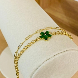 PULSEIRA DUPLA FLORZINHA