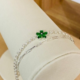 PULSEIRA DUPLA FLORZINHA