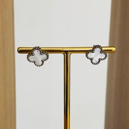 BRINCO TREVO BRANCO STEEL