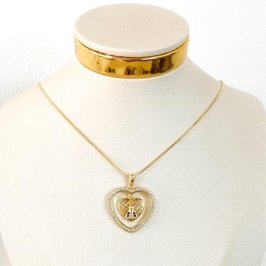 COLAR CORAÇÃO N.S. APARECIDA