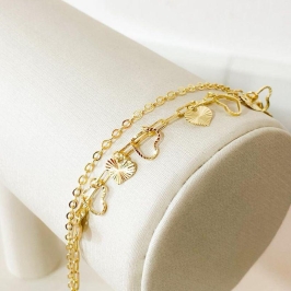 PULSEIRA DUPLA CORAÇÕES