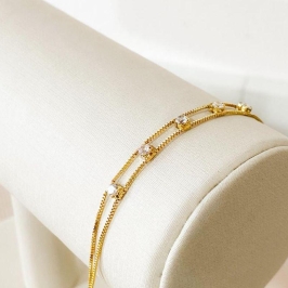 PULSEIRA VENEZIANA COM ZIRCONIA