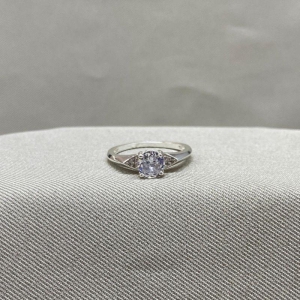 ANEL COM ZIRCONIA REDONDA CRISTAL