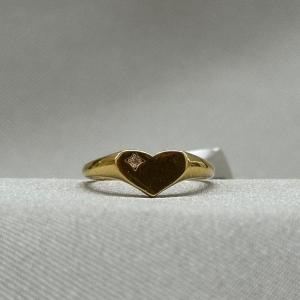 ANEL CORACAO ZIRCONIA ESTRELA