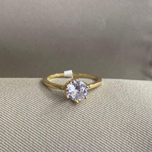 ANEL SOLITARIO ZIRCONIA G