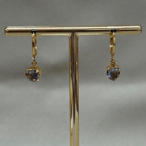 ARTICULADO COM CORAÇÃO EM ZIRCONIA TANZANITE 6MM GALERIA