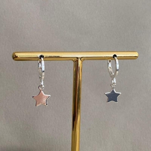 BRINCO ARGOLA COM ESTRELA