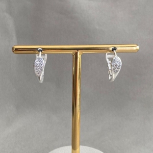 BRINCO ARGOLA COM ZIRCONIA