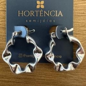 BRINCO DE TUBO JULIETTE 20MM FECHO ITALIANO