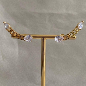 BRINCO EAR CUFF COM ZIRCÔNIA
