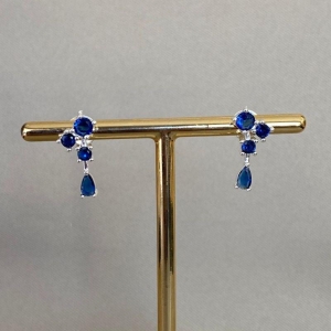 BRINCO FESTA COM ZIRCONIAS AZUL