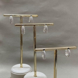 BRINCO TRIO ARGOLA CRAVEJADA