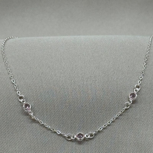 CHOCKER PONTO DE LUZ ROSA
