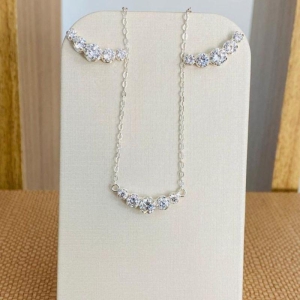 CONJUNTO ZIRCONIAS CRISTAL