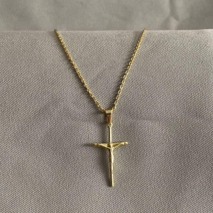 CORRENTE MASCULINA COM PING CRUZ JESUS