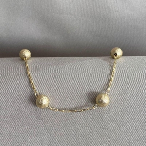 PULSEIRA CARTIER COM BOLA FOSCA