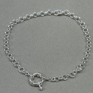 PULSEIRA ELO PORTUGUES E FECHO BÓIA 10MM 17CM