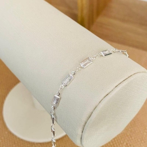 PULSEIRA ZIRCONIAS RETANGULARES