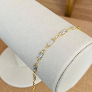 PULSEIRA ZIRCONIAS RETANGULARES