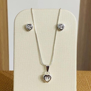 CONJUNTO CORAÇÃO ZIRCONIA