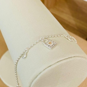 PULSEIRA CADEADINHO COM ZIRCONIAS