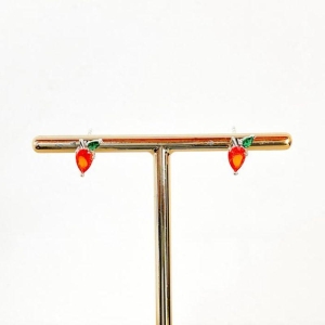 BRINCO MINI FRUTA ZIRCONIAS