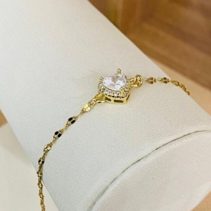 PULSEIRA CORAÇÃO CRAVEJADO