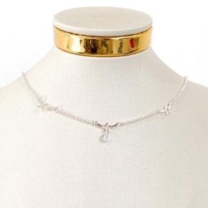 COLAR ESTRELINHAS COM ZIRCONIA