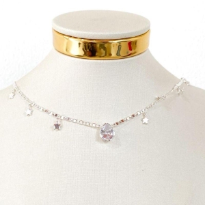 COLAR GOTA ZIRCONIA