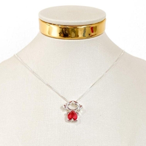 COLAR MENINA COM ZIRCONIA ROSA