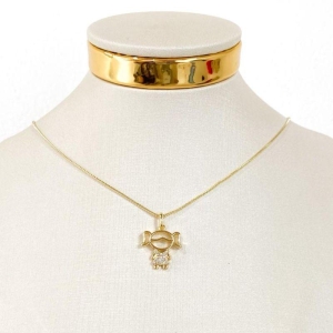 COLAR MENINA CRAVEJADA