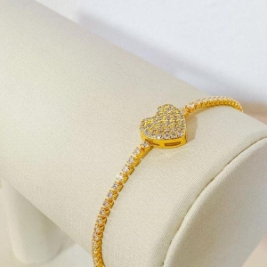 PULSEIRA RIVIERA COM CORAÇÃO