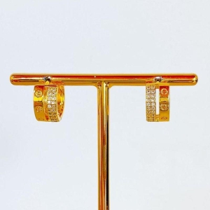 BRINCO ARGOLINHA CARTIER CRAVEJADA