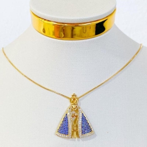 COLAR N.S. APARECIDA CRAVEJADA G