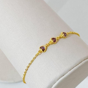 PULSERA 3 CORAÇÕES