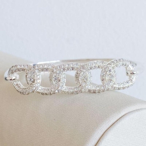 BRACELETE ELOS CRAVEJADO