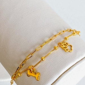 PULSEIRA DUPLA PATINHA